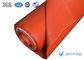 el silicón tejido tela cruzada rojo de 3.5m m cubrió la tela de la fibra de vidrio