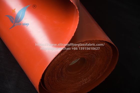 2Tejido de silicona de.5mm Twill Weave 50m longitud resistente al calor trabajo pesado para ambientes de alta temperatura