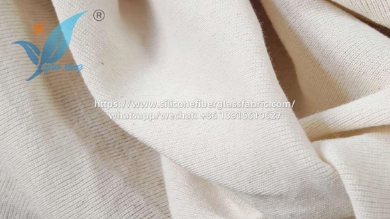 Tejidos de algodón trenzado a prueba de fuego de color blanco crema