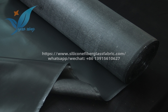 0.4mm Tejido de cortina de silicona a prueba de fuego ligero