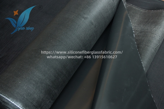 Tejido resistente al calor de 1000 mm de ancho silicona recubierto para sellos industriales