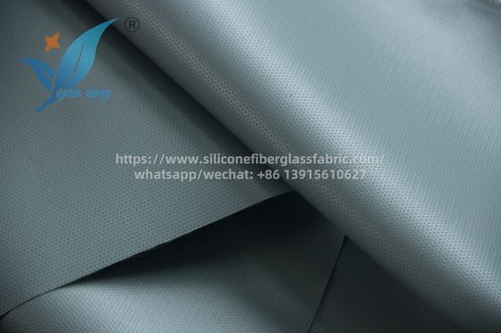 Material aislante de tejido de fibra de vidrio recubierto de silicona de 100 m de color gris