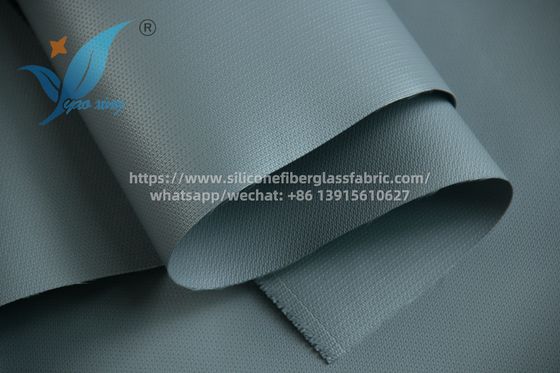 Material aislante de tejido de fibra de vidrio recubierto de silicona de 100 m de color gris