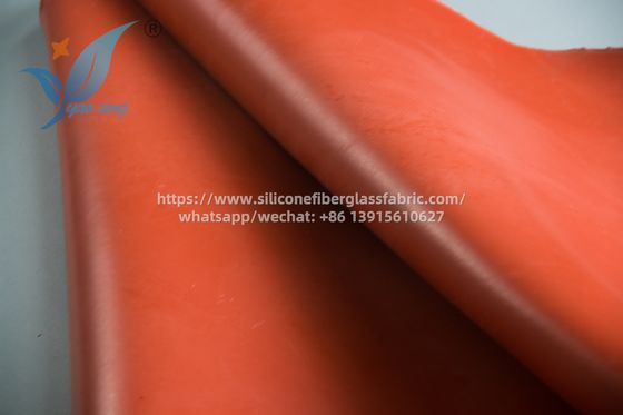 Tejido de fibra de vidrio de silicona compuesto a doble cara a prueba de fuego