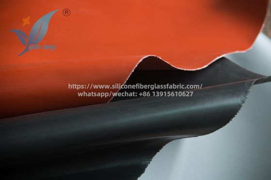 Tejido de unión de expansión a prueba de fuego de silicona recubierto a 200 ° C Resistente