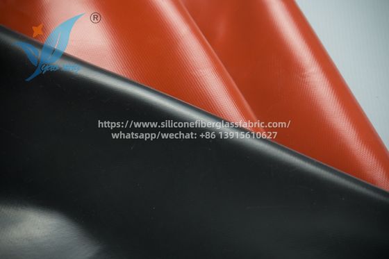 Tejido de unión de expansión a prueba de fuego de silicona recubierto a 200 ° C Resistente