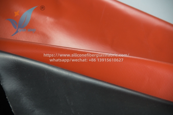 Tamaño personalizado Tejido de fibra de vidrio recubierto de silicona resistente al calor