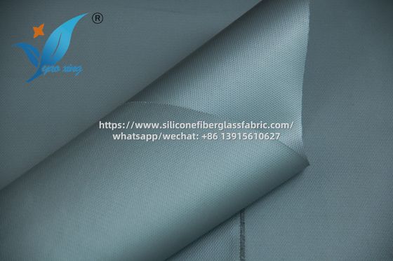 Tela de fibra de vidrio recubierta de silicona de 0,8 mm, resistente al calor industrial