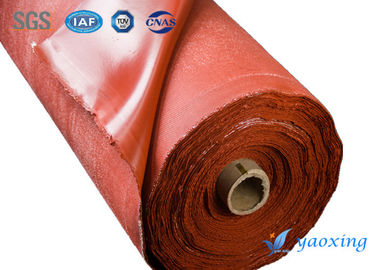 Paño liso industrial de la fibra de vidrio del silicón/resistencia suave de la temperatura de la fibra de vidrio