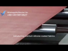 Tela compuesta de goma de la fibra de vidrio del silicón para la junta da alta temperatura de la resistencia