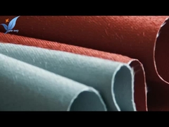 paño revestido de la fibra de vidrio del silicón grueso de 0.4m m para la cortina incombustible