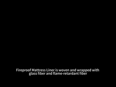 Tejido de algodón resistente a la llama para colchones